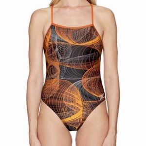 NWT - Speedo Women's Cyclone Endurance+ One Piece Swimsuit size 26 (xxs)